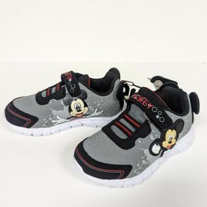 NWT Mickey Mouse Sneakers Shoes Gray/Black Boys Toddler Size 9